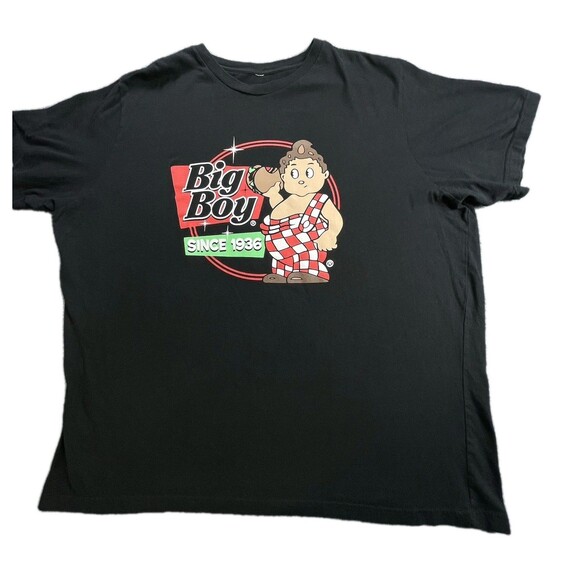 Bobs Big Boy Restaurant Shirt Mens 2XL Black Burger Food XXL - Picture 1 of 8